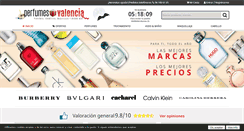 Desktop Screenshot of perfumesvalencia.com